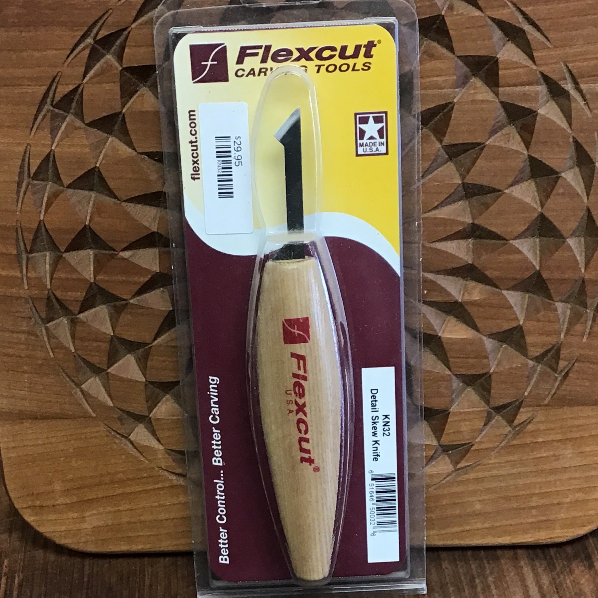 Flexcut Double Bevel Sloyd Hook Knife